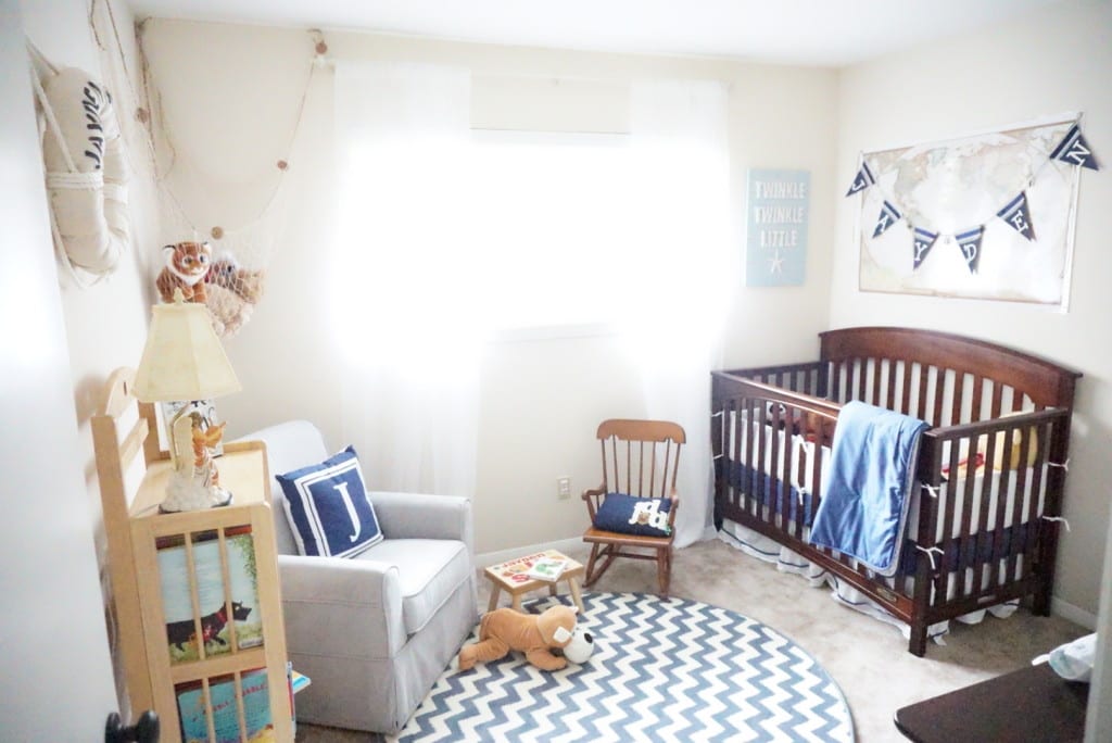 nursery, nautical nursery, gender neutral, boy nursery