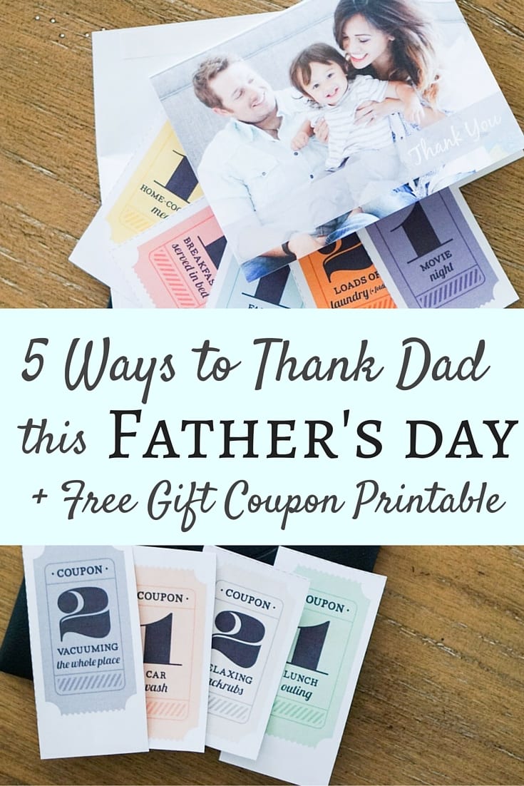 5 Ways to Thank Dad this Father's Day