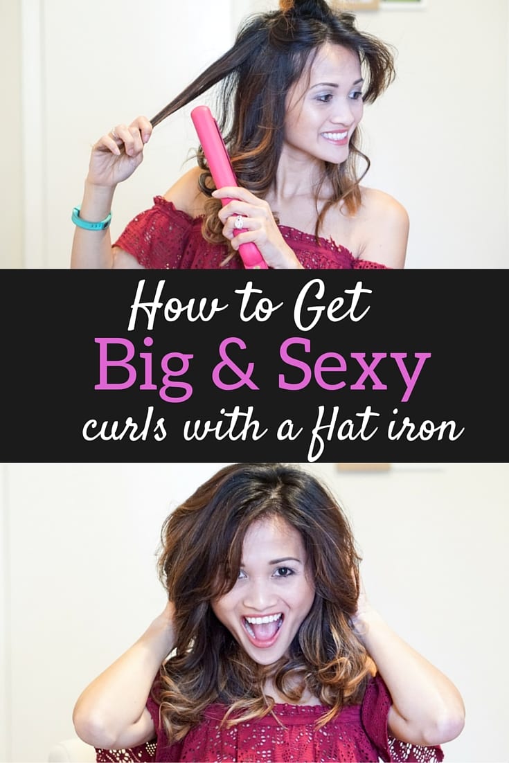 Hair Tutorial: Big & Sexy Curls with a Flat Iron: Hair: Beauty