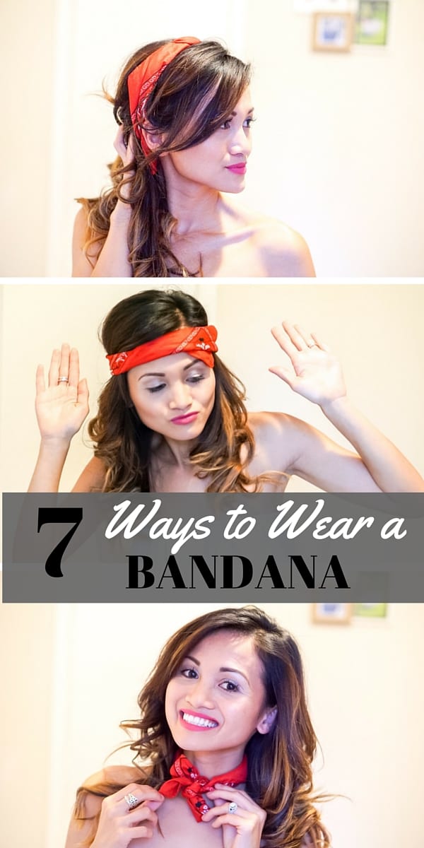 7 WAYS TO WEAR A BANDANA