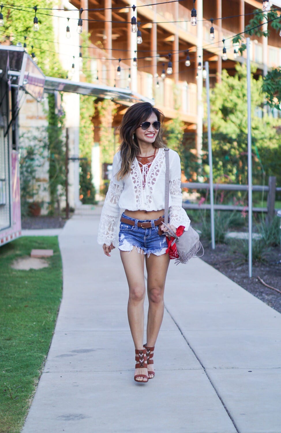 Boho Chic - Lace ups and Bralettes
