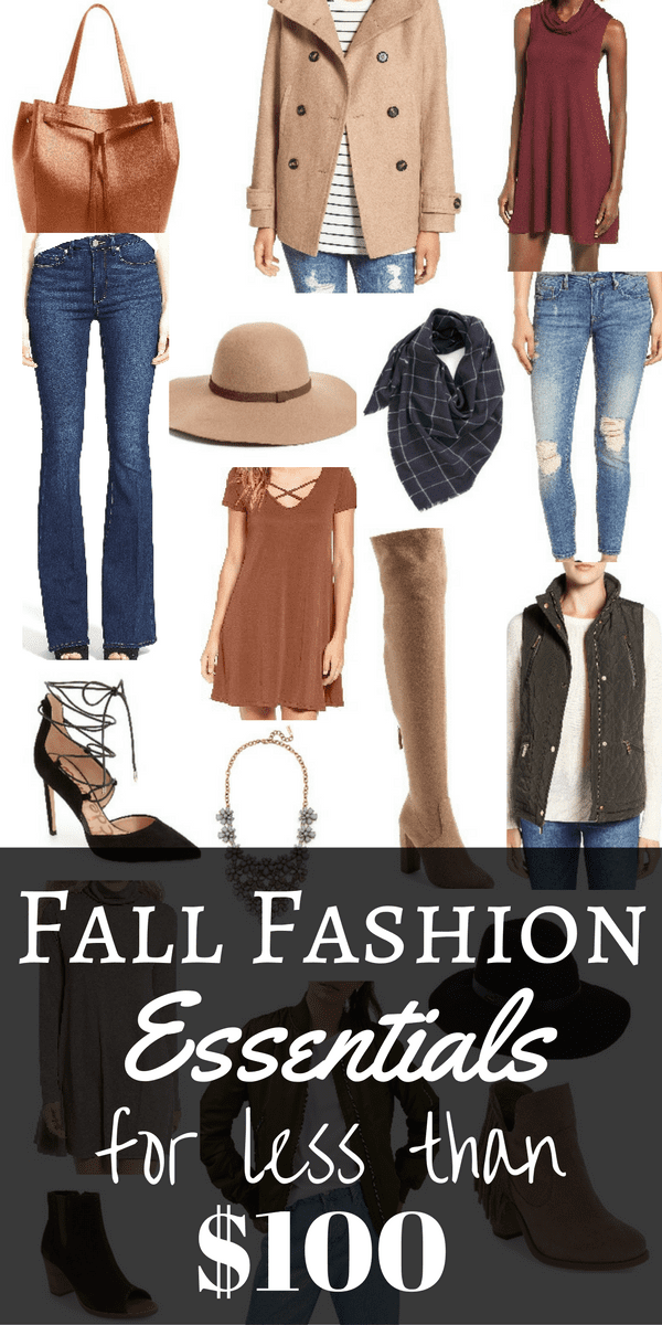 Fall Fashion Essentials for Under $100 