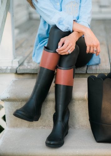 The Best Rain Boots + Everyday Chambray