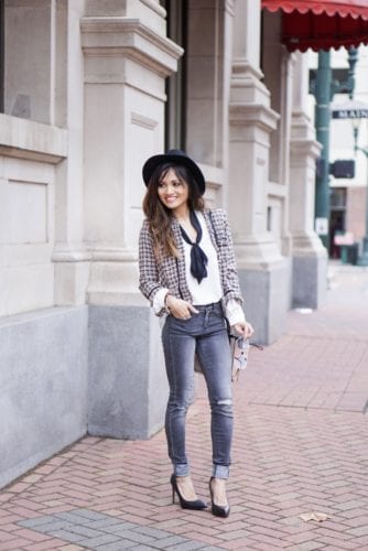 2 Seriously Chic Ideas on How to Wear a Tweed Jacket - MY CHIC OBSESSION