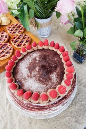 Barbazzar red velvet crepe cake