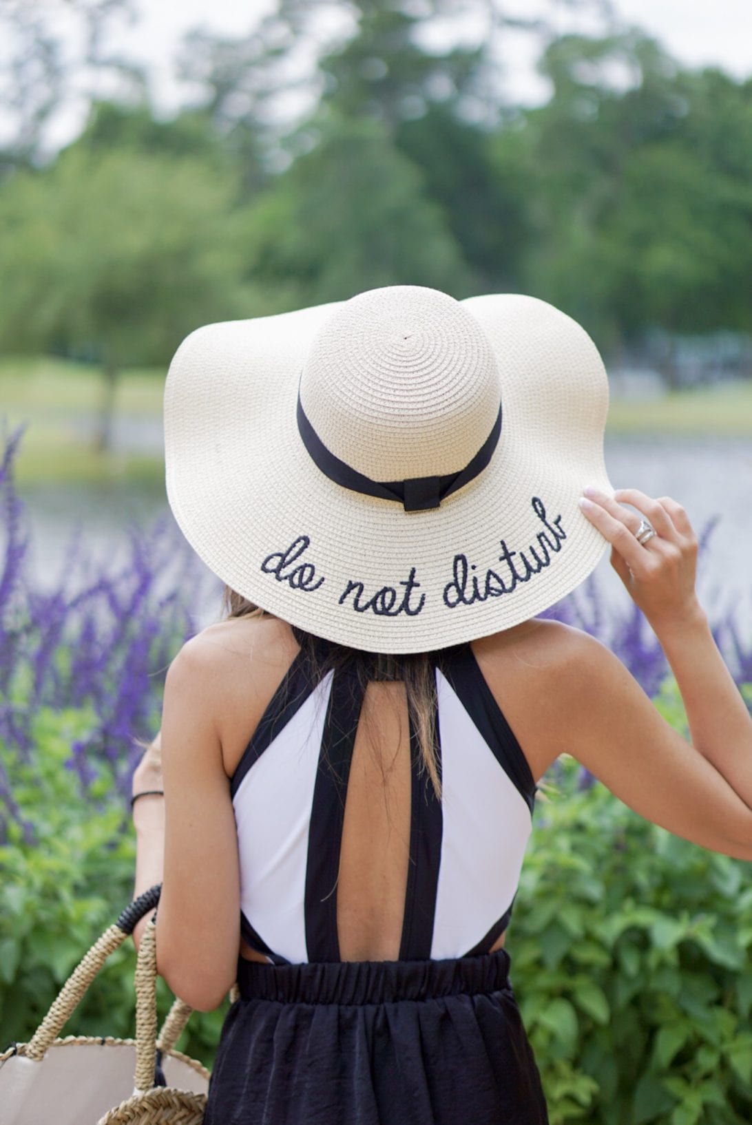 floppy hat, do not disturb hat, summer hat, straw hat