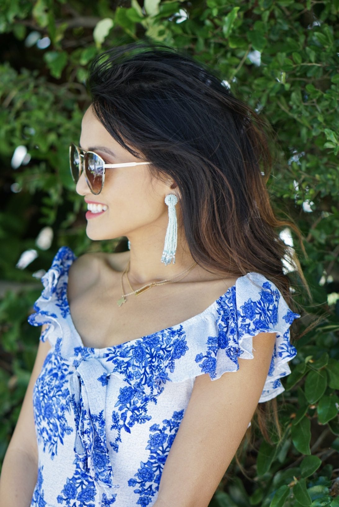 Blue Ruffle Romper + $700 CASH GIVEAWAY - Dawn P. Darnell