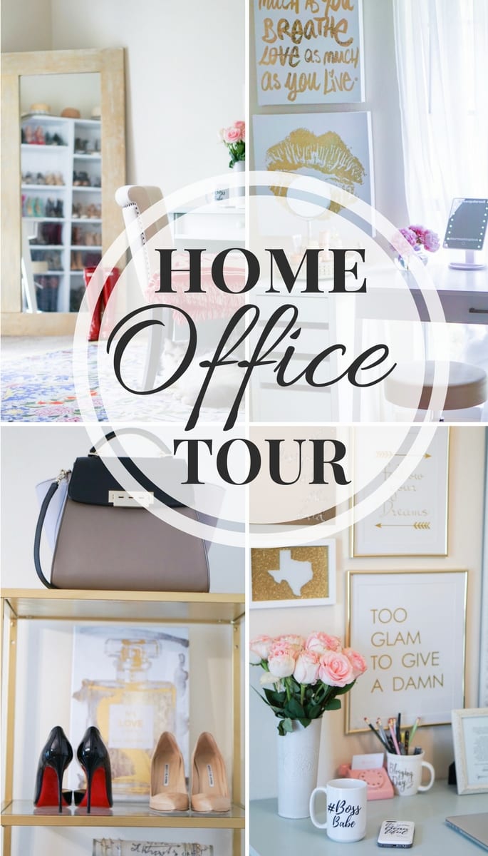 home office tour, vanity room, wardrobe, fashion blogger office, closet office, shoe closet, home office, home decor, office inspiration, shoe shelves, beauty room