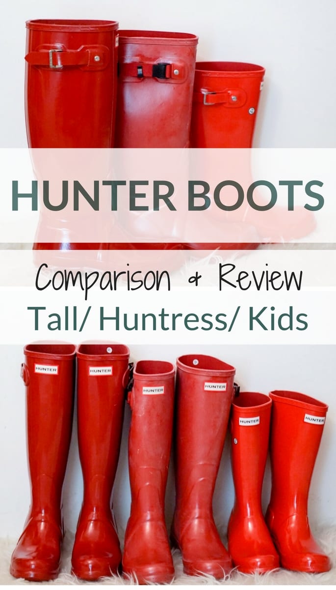 Height of hot sale hunter boots