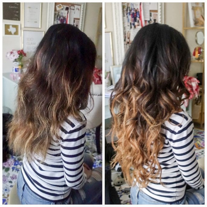 before and after hair extensions, irresistible me hair extensions, how to hair, how to hair extensions, how to take care of hair extensions, 22 inches