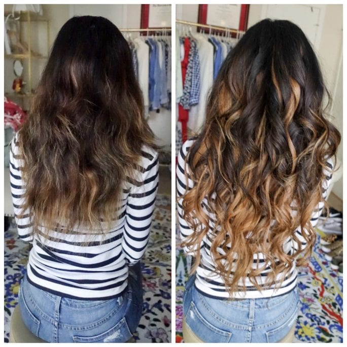 before and after hair extensions, irresistible me hair extensions, how to hair, how to hair extensions, how to take care of hair extensions