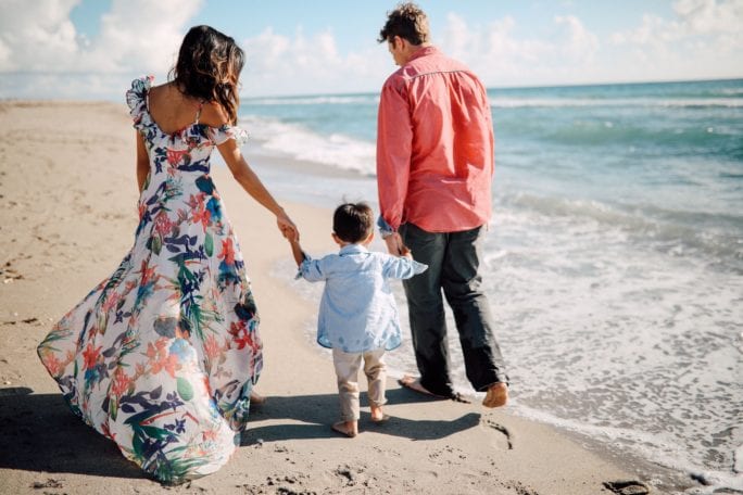 power of prayer, psalm 43:1, family pictures, high low maxi dress, off the shoulder maxi dress, beach family pictures, family photos, professional family photos
