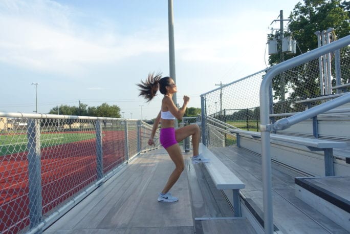 Full body best sale bleacher workout