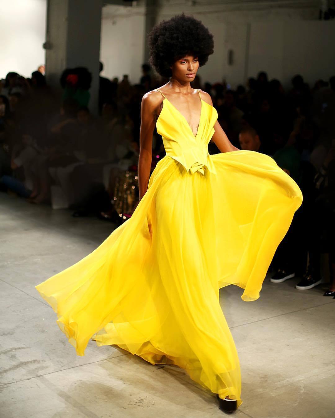 Leanne Marshall, NYFW 2017, NYFW, New York FASHION WEEK, NYC travel guide, YELLOW DRESS