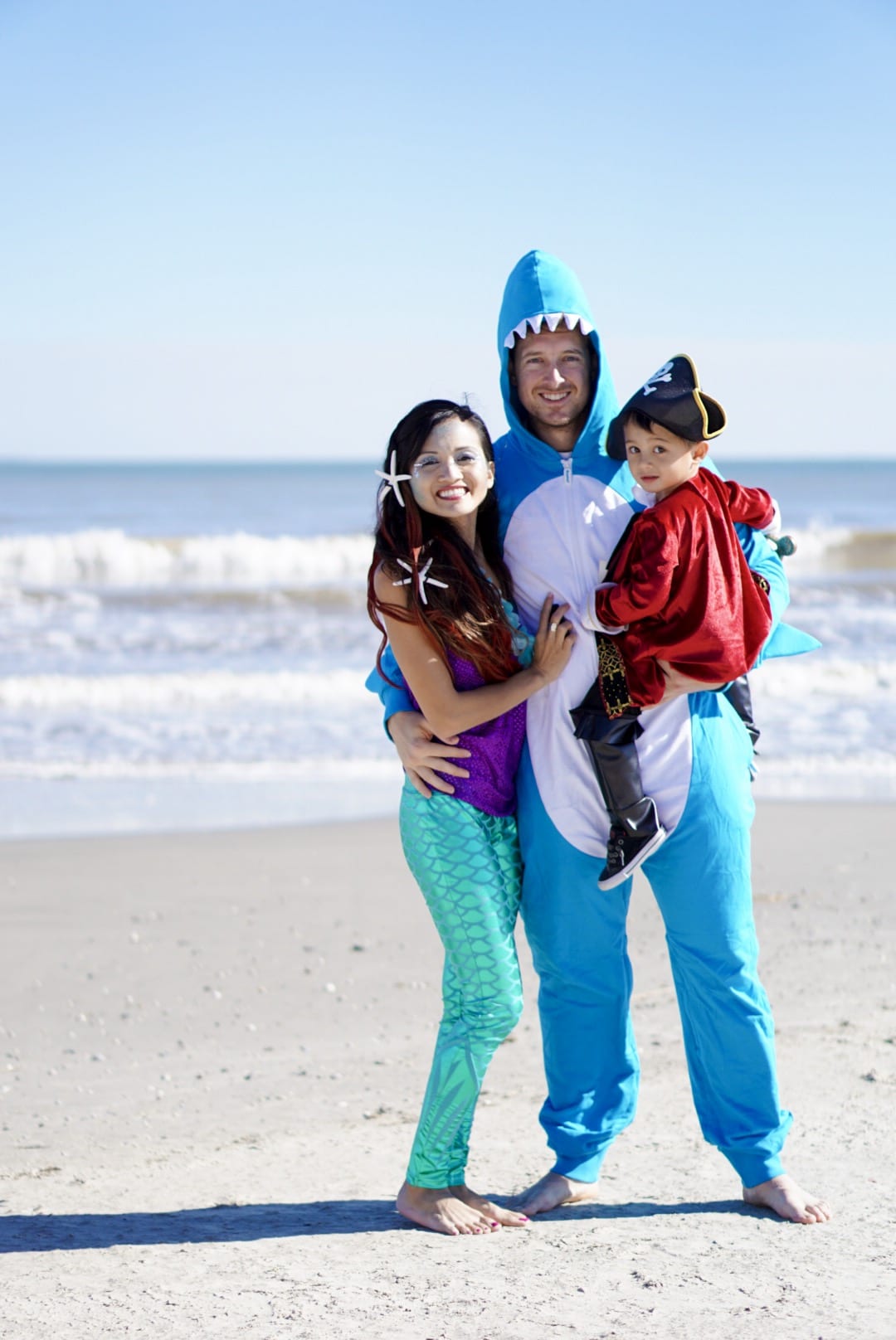 mermaid costume diy, halloween costume diy, family halloween costume, toddler costume, pirate costume, shark onsie, tipsy elves, adult onsie, adult costume, couples halloween costume, 