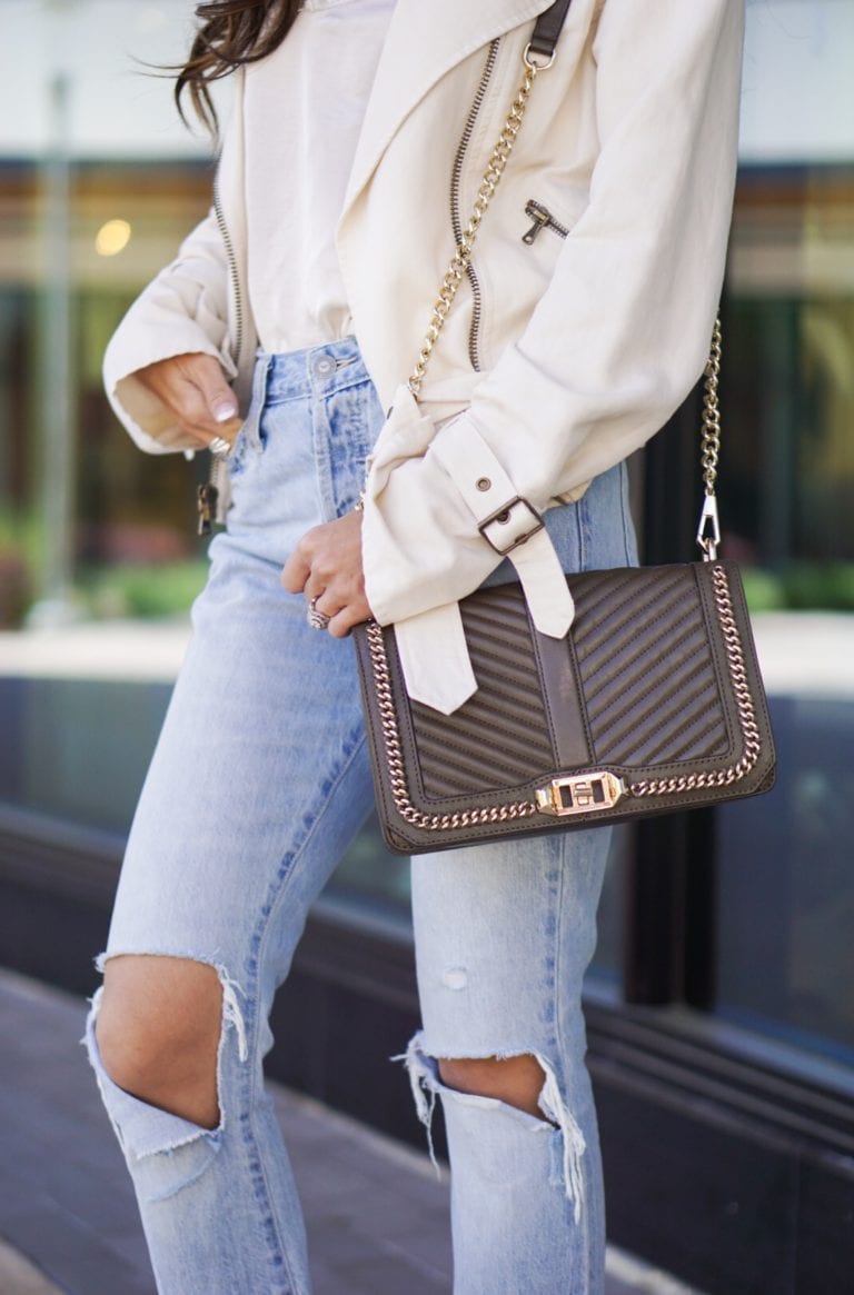 4 Summer Jackets You Need In Your Closet - White Moto Jacket - Dawn P ...