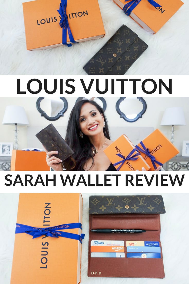 Louis Vuitton SARAH WALLET review 