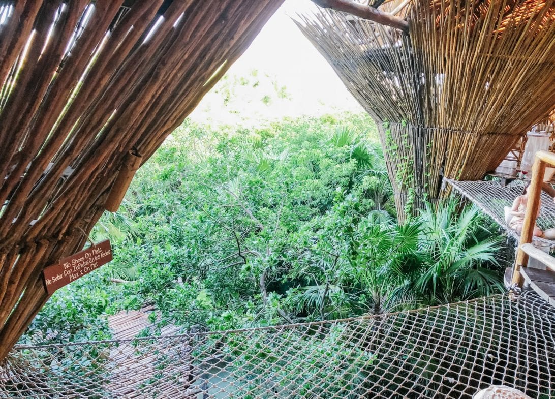 Kin Toh Azulik in Tulum - Red Polka Dot Dress - Dawn P. Darnell