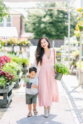 mommy and me, summer to fall style, fall fashion, pink dress