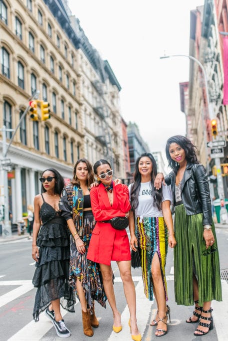 #DSWSTYLESQUAD, NYFW, street style, NYFW outfits, girl gang, boss babes