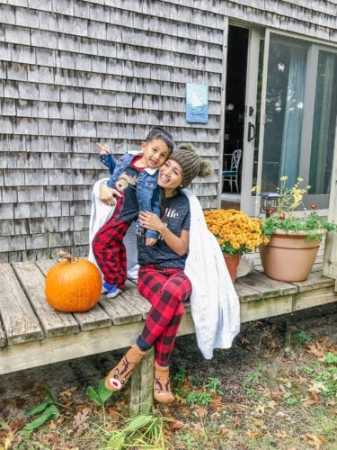 family christmas pjs, mommy and me pjs, buffalo checker pjs 