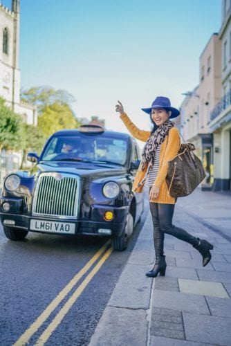 black cab, London, Windsor streets