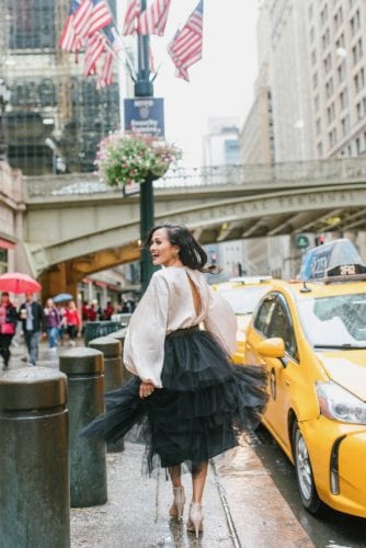 Black Tulle Skirt Holiday Look - Gift Guide for Her - Dawn P