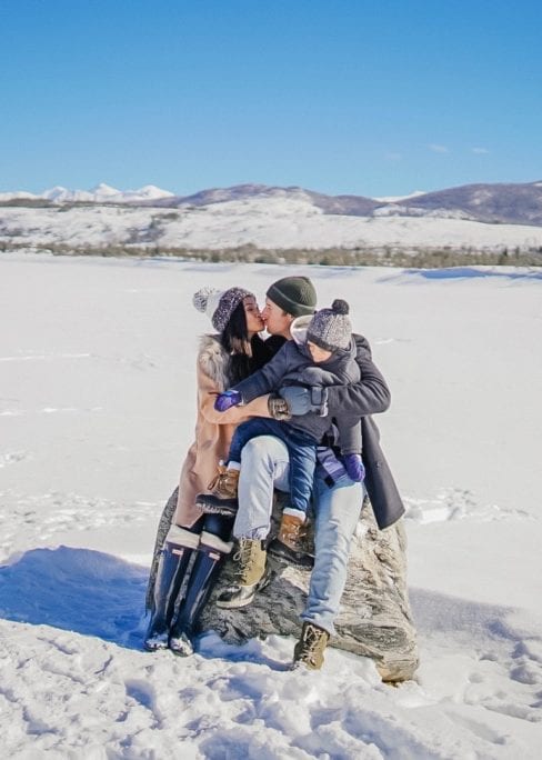 family photos, Sorel men's boots 