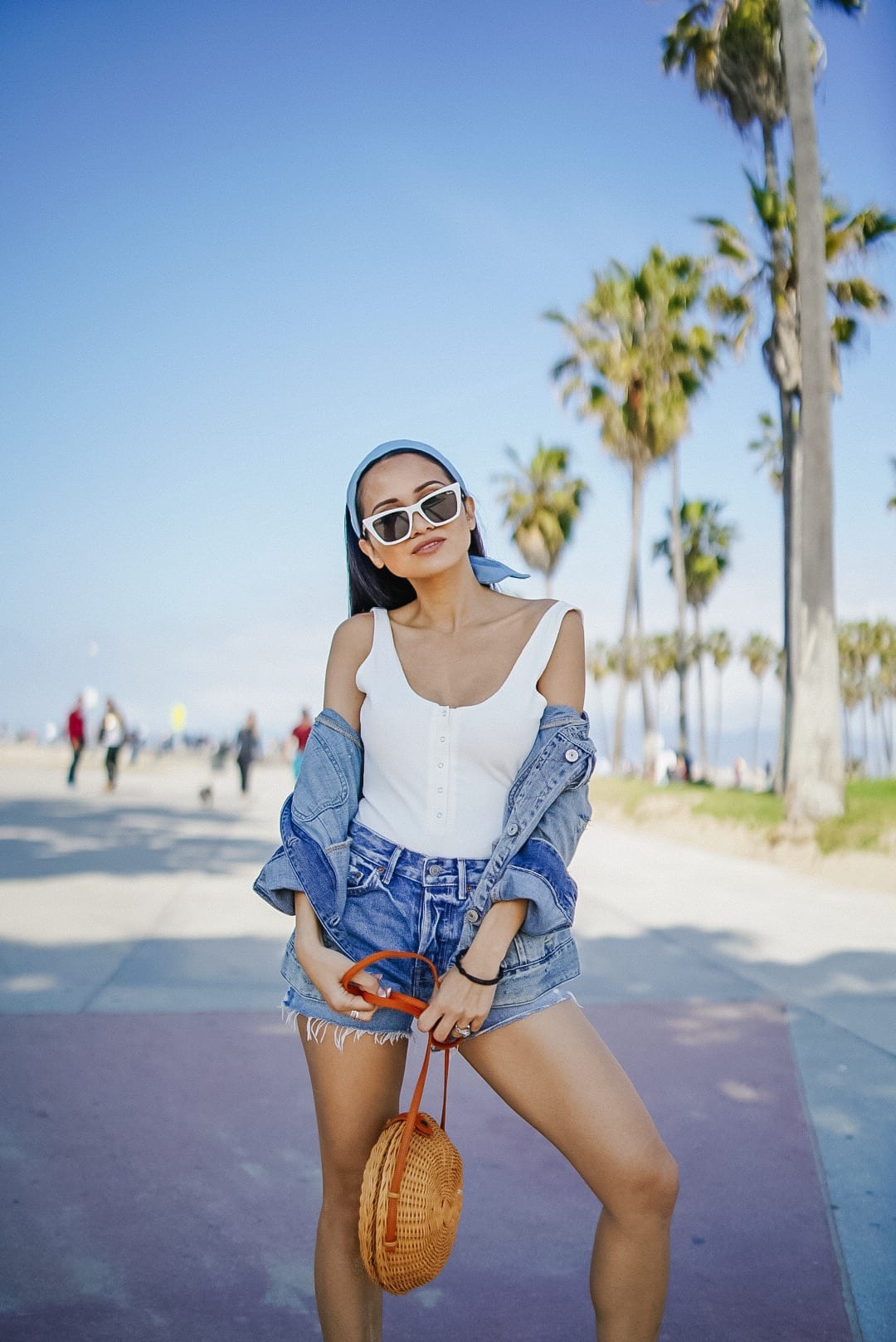 revolve festival, Quay sunglasses, GRlfrnd denim 