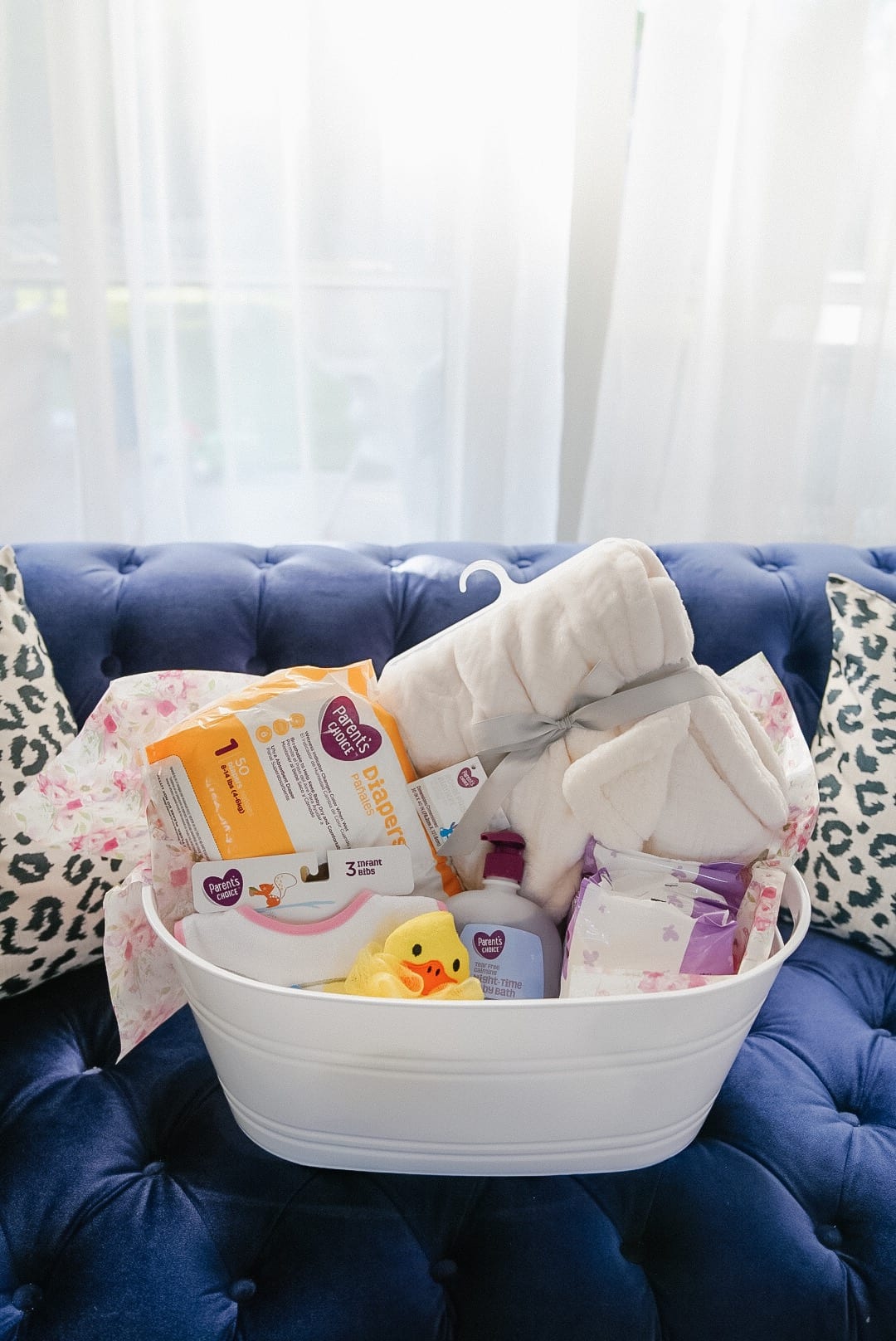 baby essentials, baby shower, baby shower gift basket