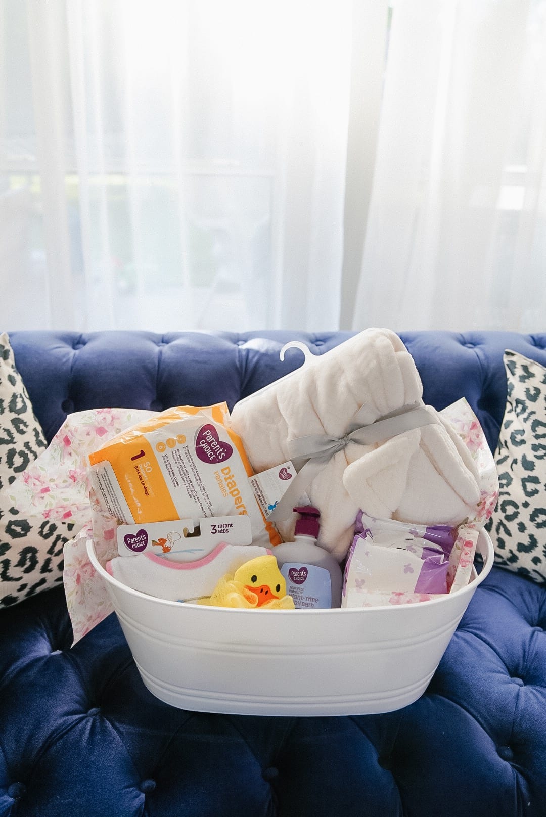 Baby Shower Basket Gift Idea - An Exercise in Frugality