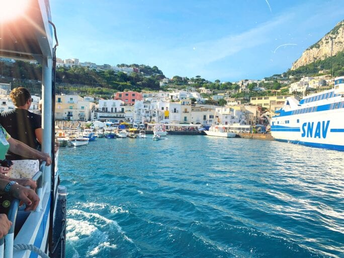 Marina Grande, Capri, Ferry to Capri