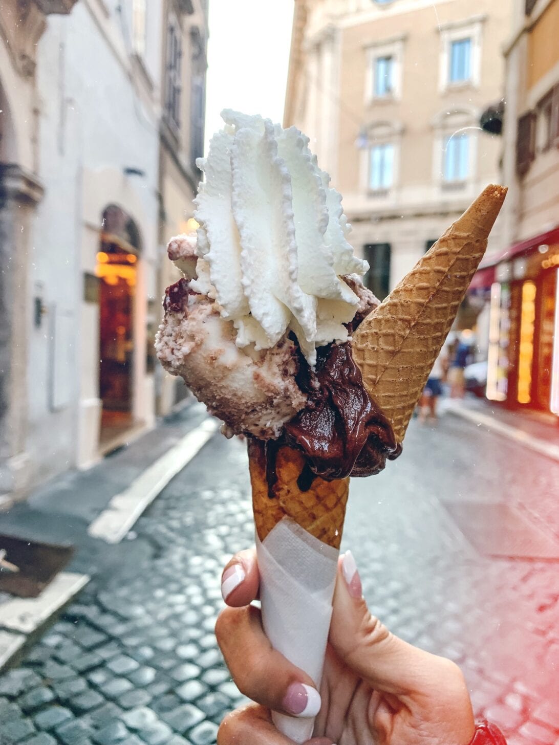 Rome, gelato, Instagram photos