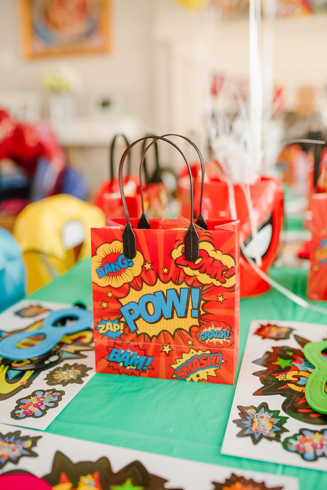 SUPERHERO PARTY BAGS, SUPERHERO PARTY FAVORS