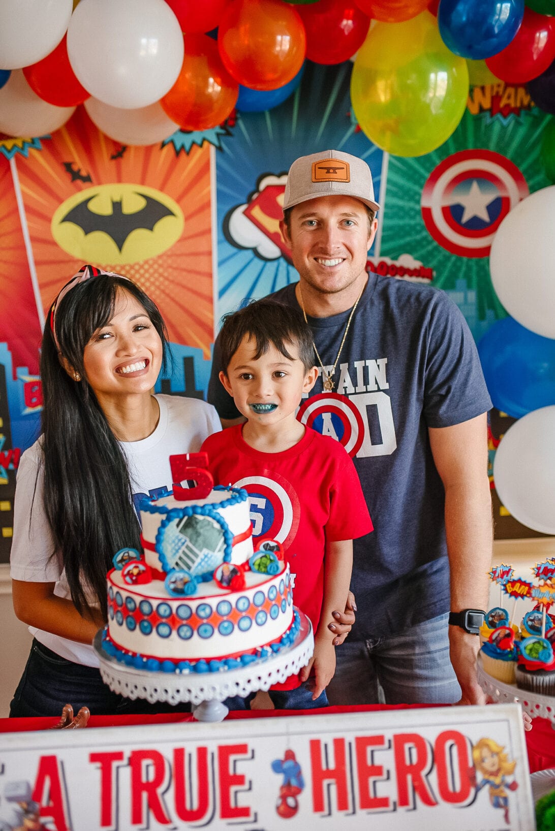 Super Hero Party  Super Jaiden Turns Seven Birthday Party by