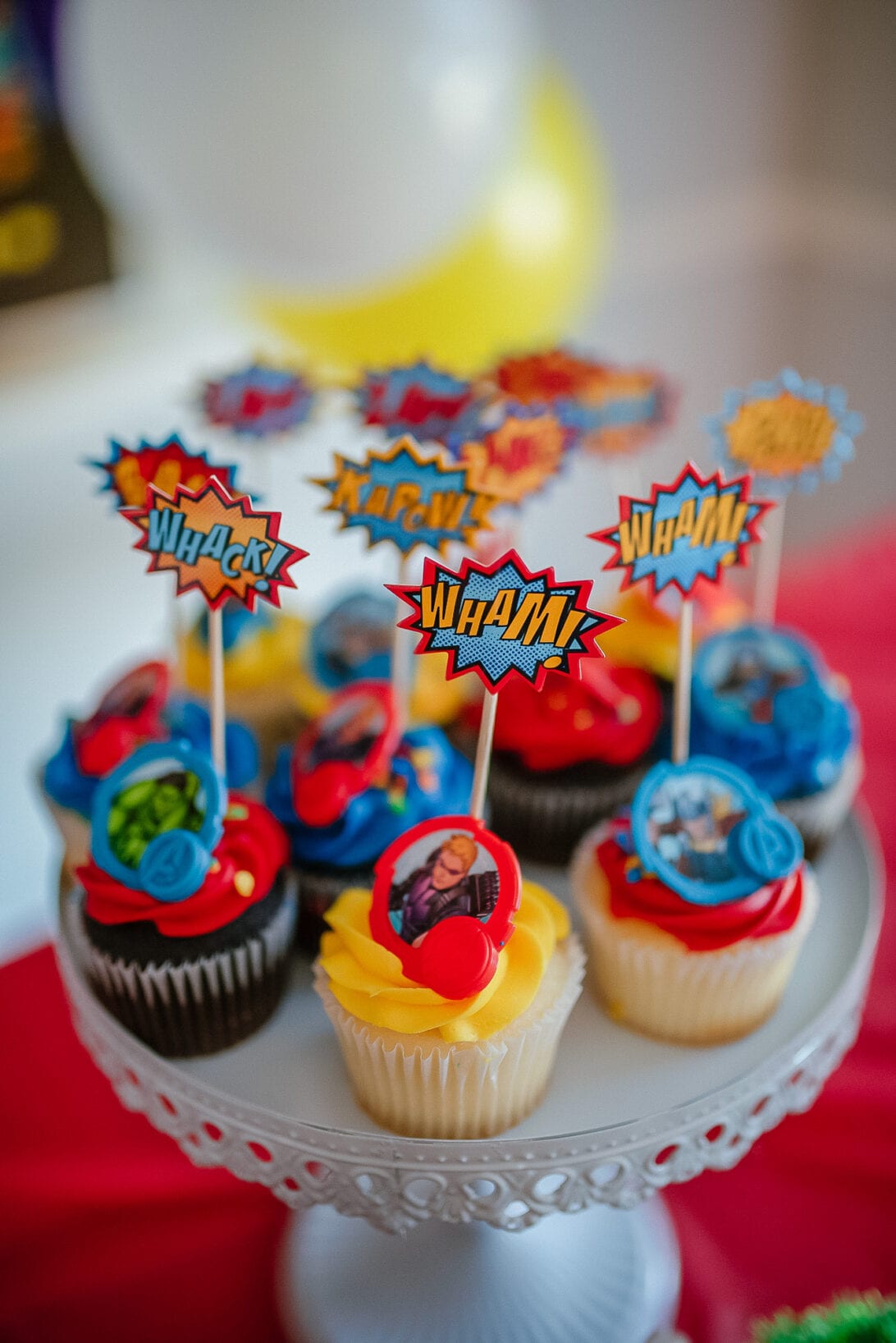 superhero cupcakes 