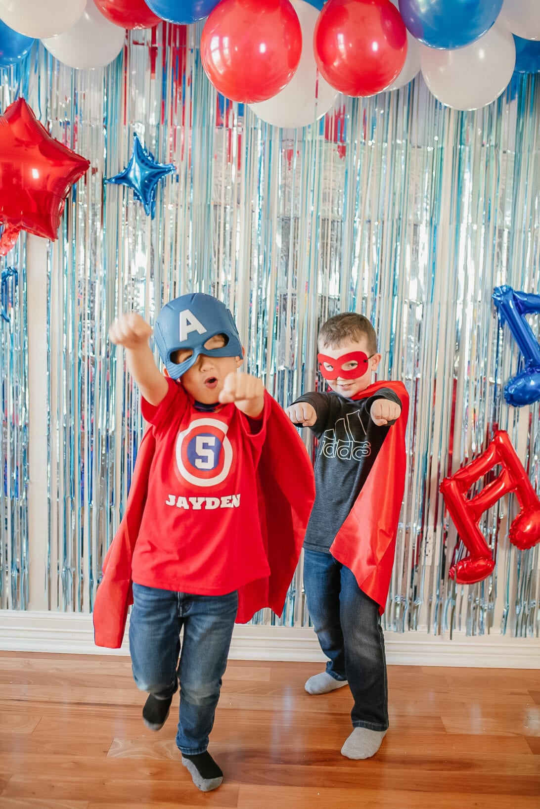 Super Hero Party  Super Jaiden Turns Seven Birthday Party by