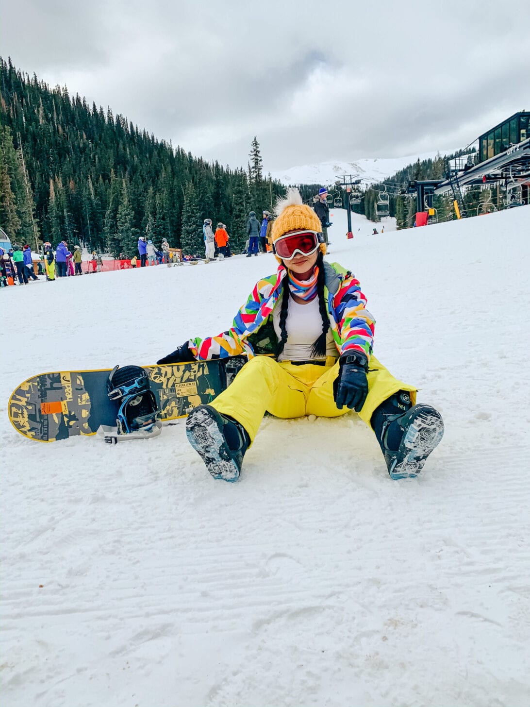 SNOWBOARDING, SNOW BOARDING, SLOPES, LOVELAND PASS 