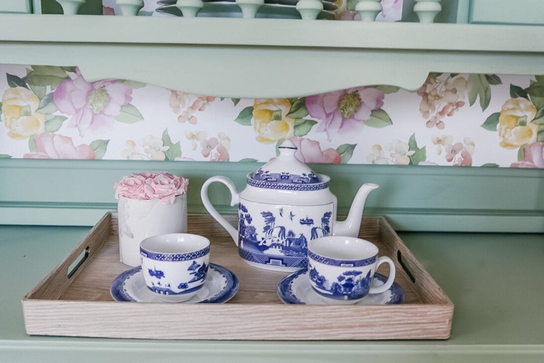 tea set, blue china, china tea set, antique tea set, china tea set