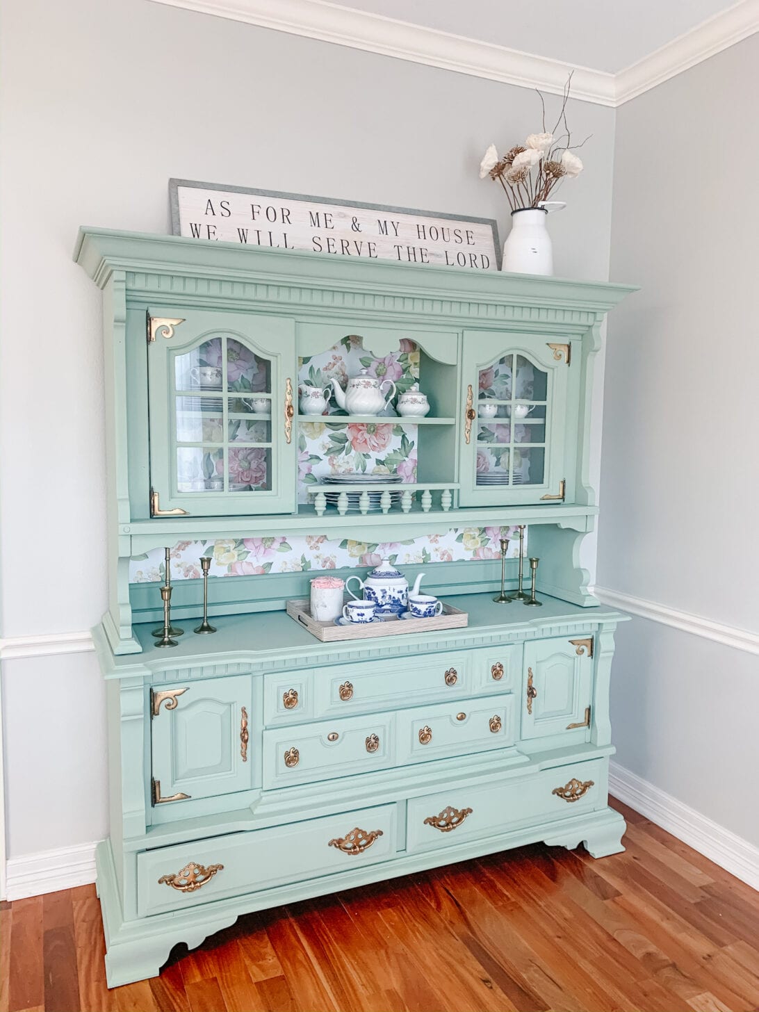 dining room hutch, dining room makeover, dining room display china, dining room server, dining room buffet 