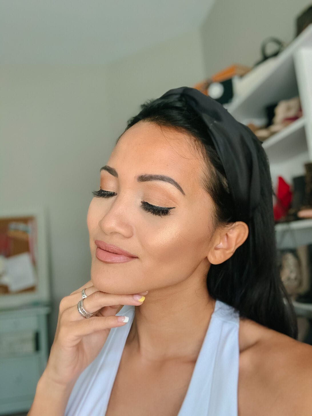 summer looks, shimmer shadow, summer makeup, easy makeup 