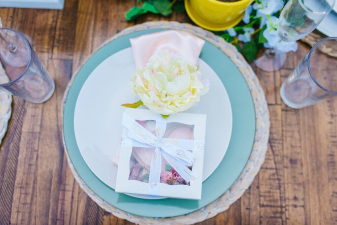 floral napkin ring 