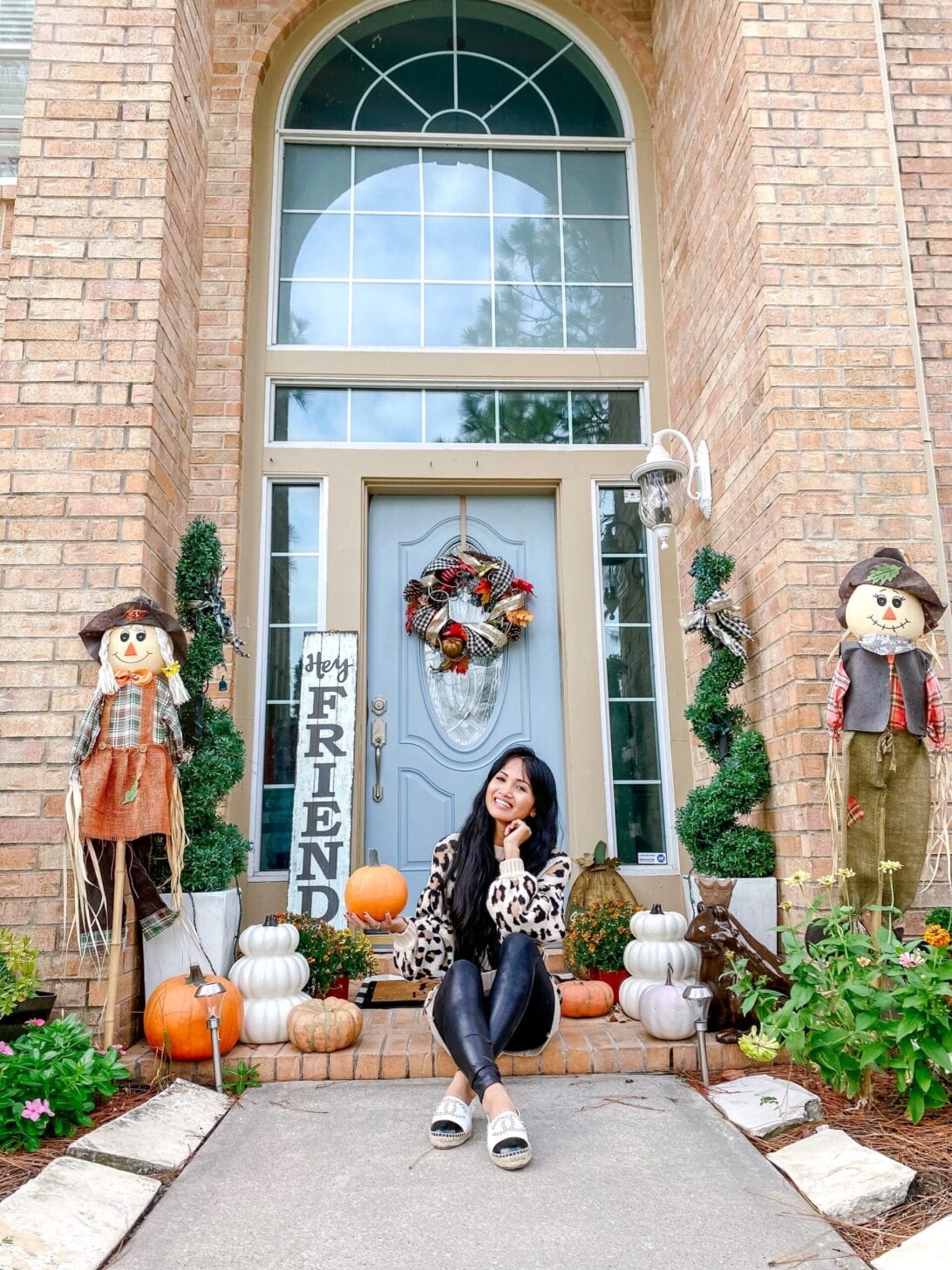 front porch fall decor, fall home, fall porch front porch 