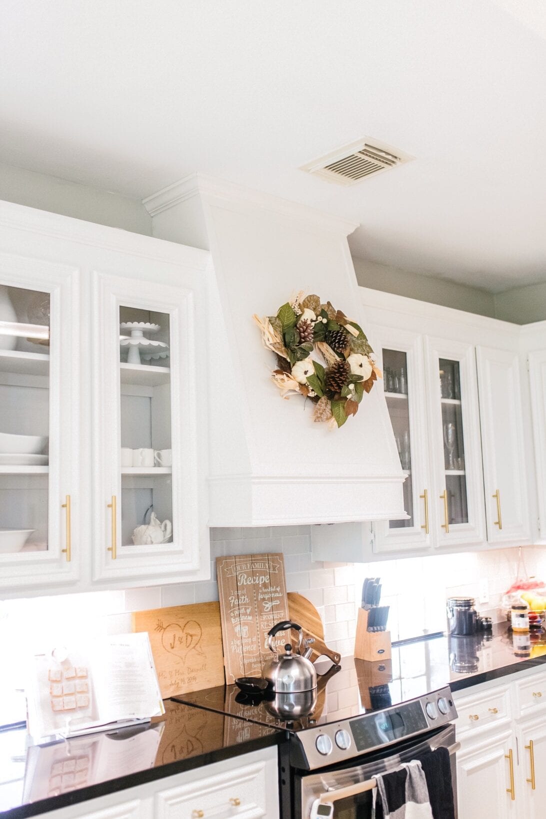 kitchen fall wreath 