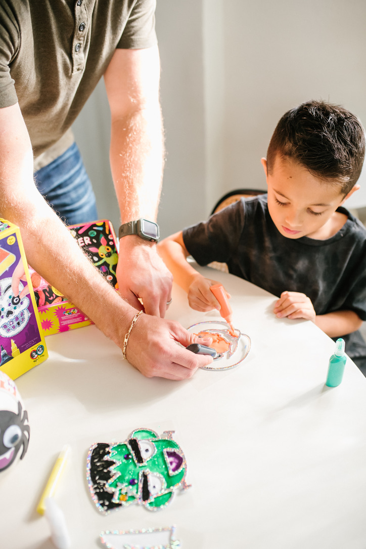 Window Art, kid's craft, Halloween 