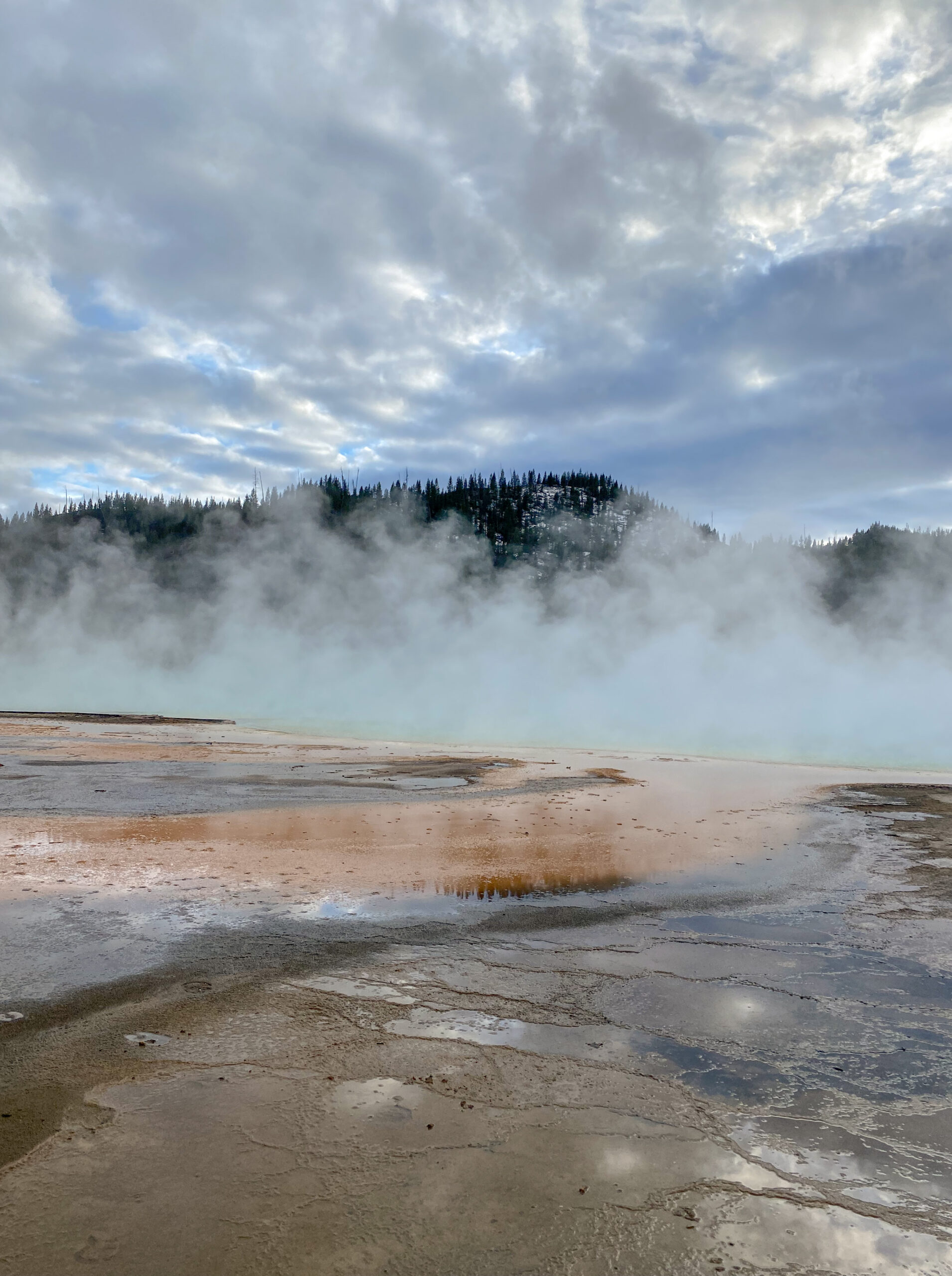 YELLOWSTONE, NATIONAL PARK, FALL, HOT SPRINGS 