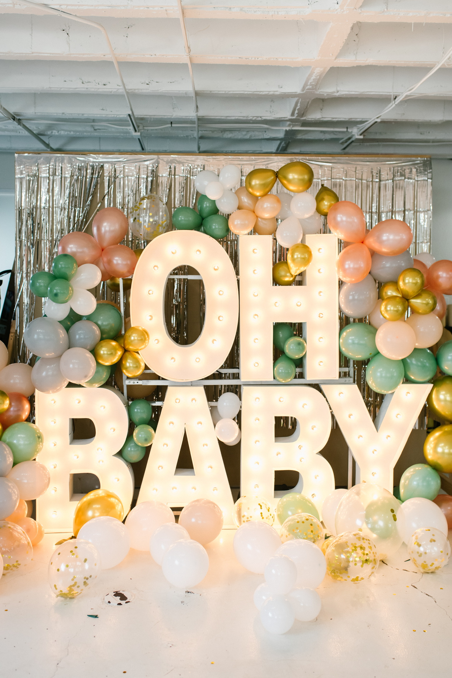 gender reveal, marquis letters, Alpha Lit letters, oh baby 
