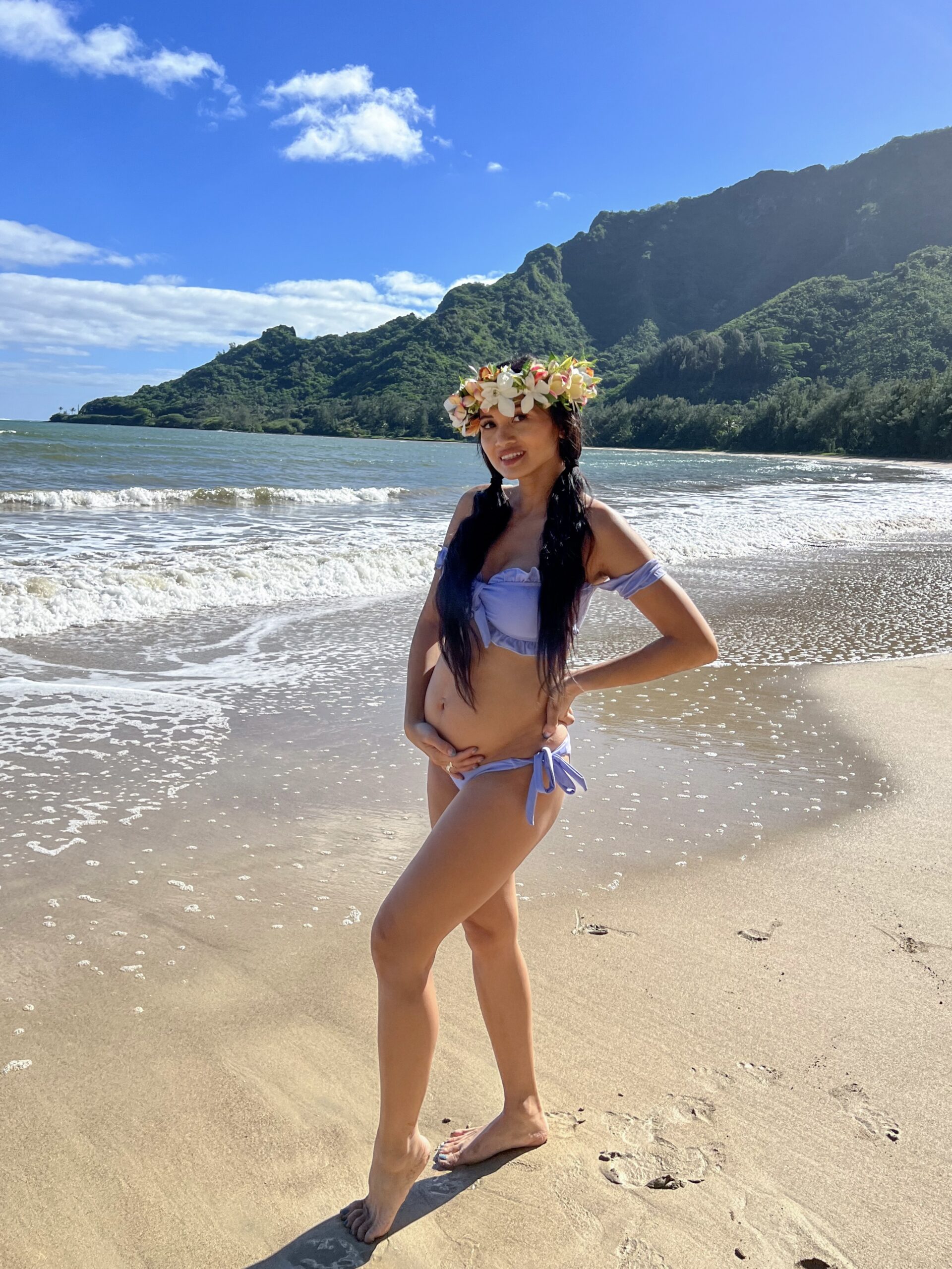 Bump Friendly Bikini Sets, HAWAII, OAHU, OFF THE SHOULDER 