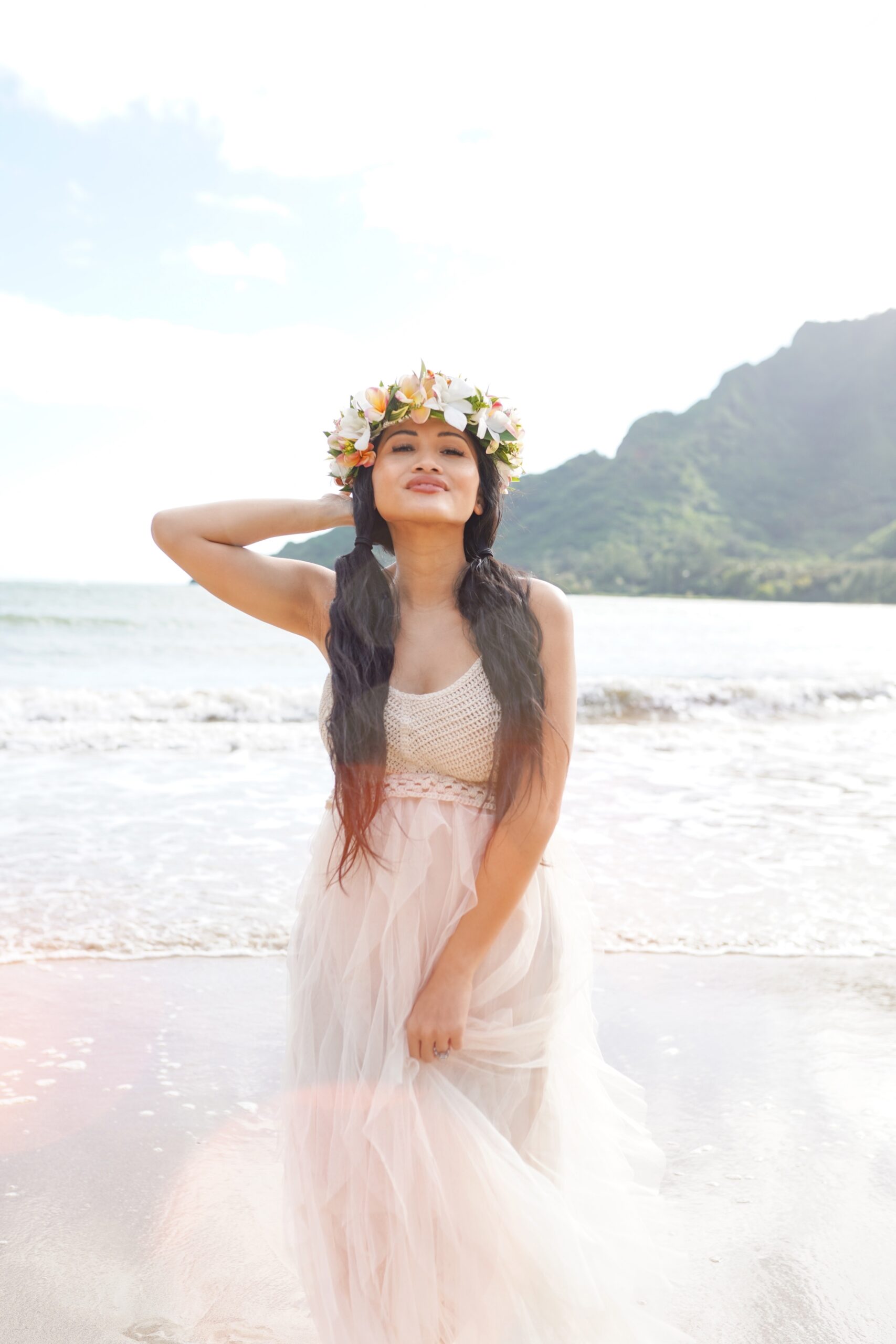  Hawaii, flower crown, haku lei, Oahu 