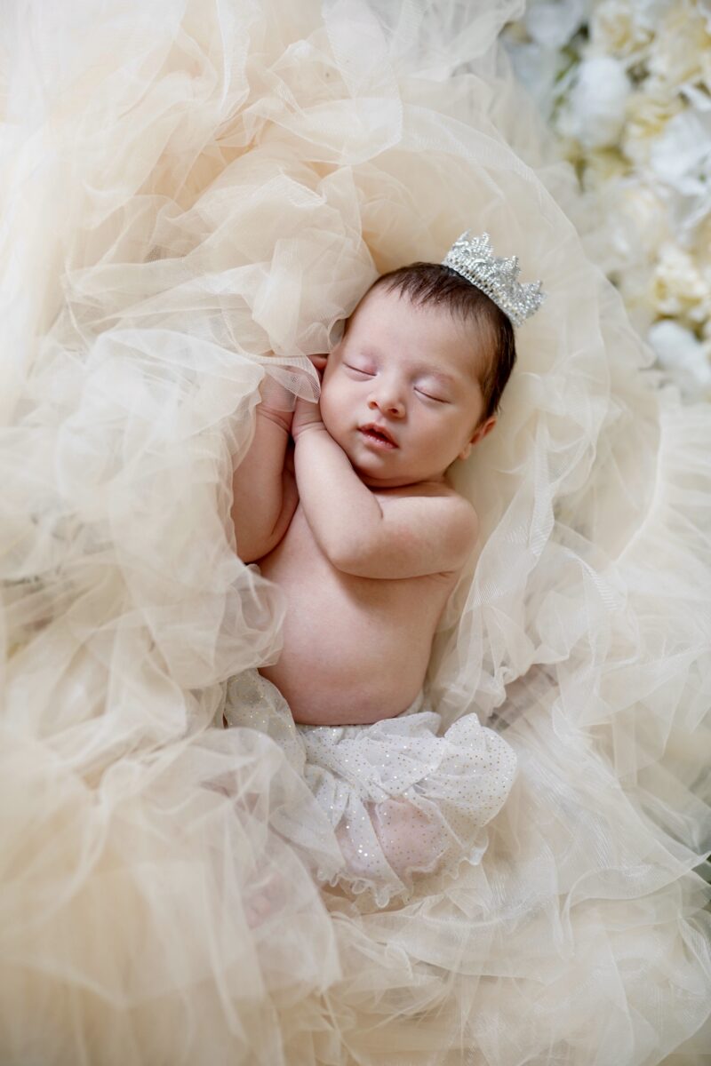 Ella Dawn, newborn girl photography, Princess newborn photos 
